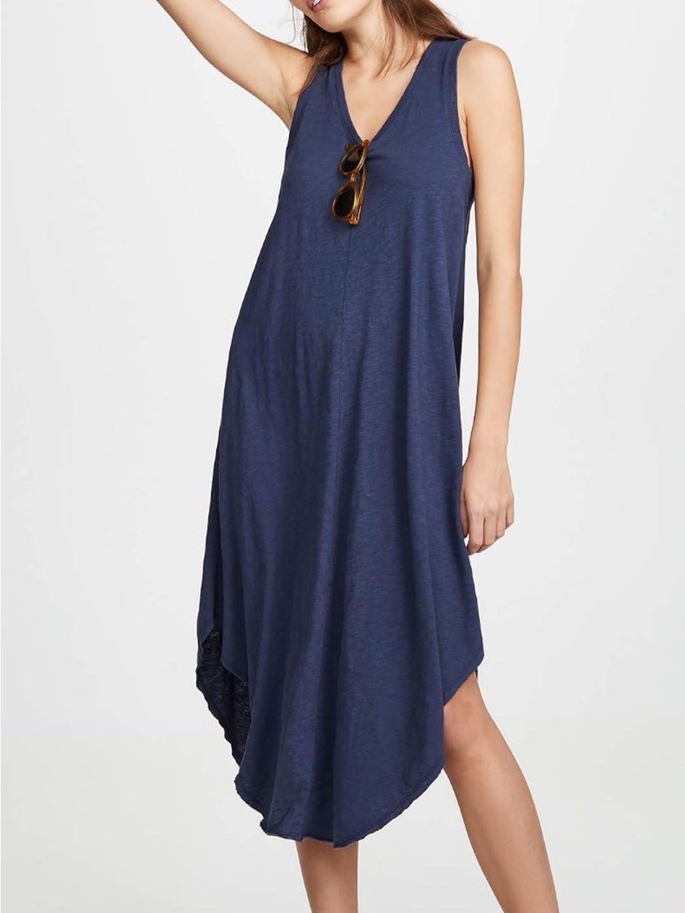 EUC Z SUPPLY Women's The Reverie Dress Navy (Back Iris) SZ Large